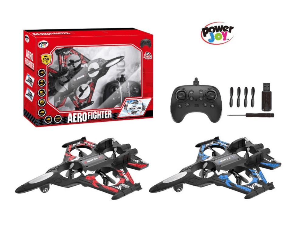 Power Joy RC Aero Fighter 4Channel 2.4G BPC - Marah Kids