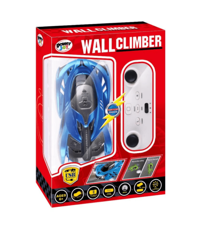 Power Joy I/R Wall Climber with Light, Battery Opertaed, Assorted 1 Piece - Marah Kids