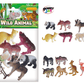 Power Joy Animal Worldz Safari Animal 4 inches 6 pieces - Marah Kids