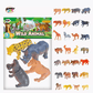 Power Joy Animal Worldz Safari Animal 6inches 4pieces - Marah Kids