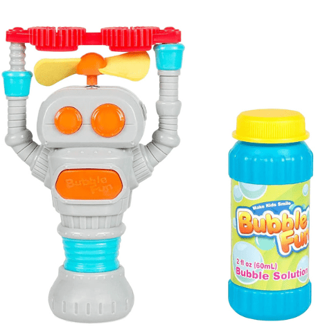 Power Joy Bubble Mini Robot Battery Operated 2ounces - Marah Kids