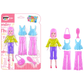 Power Joy Everyday Toy Fashion Doll Snap On 7pieces - Marah Kids