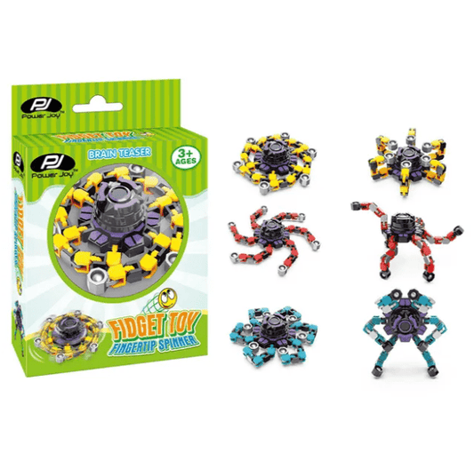 Power Joy Fidget Toy Spinner Assorted (Style and Color May Vary) - Marah Kids