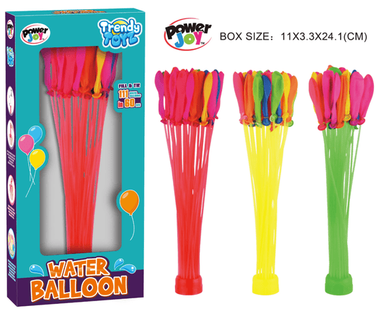Power Joy Trendy Water Balloon 111 pieces - Marah Kids