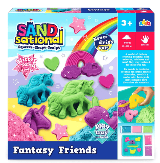 ADDO - Modelling Sand Fantasy Friends - Multicolor - 500gm - Marah Kids