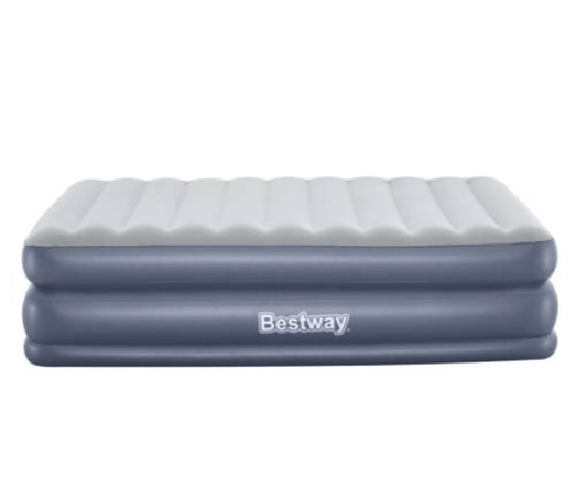 Bestway Tritech QuadComfort Air Mattress Queen with Built - in AC Pump and Antimicrobial Coating 2.03 m x 1.52 m x 51 cm - Marah Kids