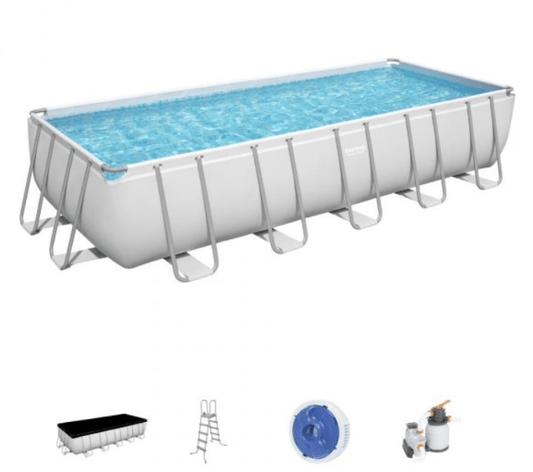 BESTWAY Poolset Powersteel 640X274X132Cm - Marah Kids