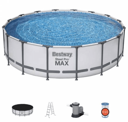 BESTWAY Poolset Steelpro Max 488X122 - Marah Kids