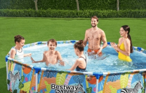 BESTWAY Pool Steelpro Safari 305X66Cm - Marah Kids
