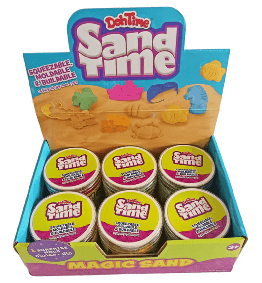 SANDTIME MAGIC SAND W/MOLD 250G PDQ12WOC - Marah Kids