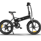 ADO A20 Folding Electric Bike“ 250W Motor, 25km/h Speed, 20" Wheels “ Lightweight Urban E - Bike (Black) - Marah Kids