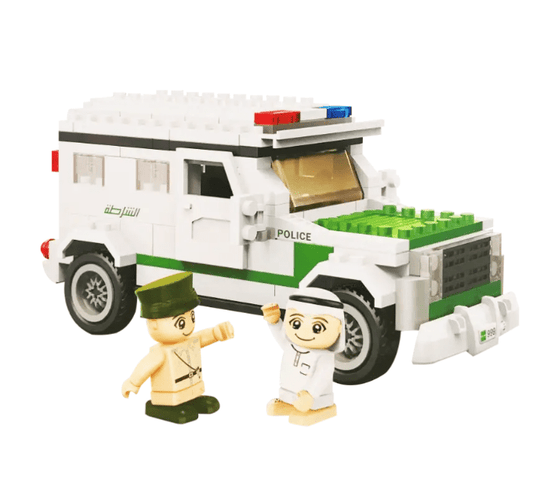 Banbao Arabic Police Car 230pcs UAE - Marah Kids