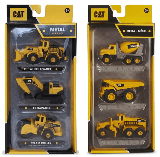 Cat Die Cast Metal 4" 3Pack Asst - Marah Kids