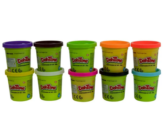 Dohtime Dough Pvc Tube 60Cm 10Pcs 3Oz