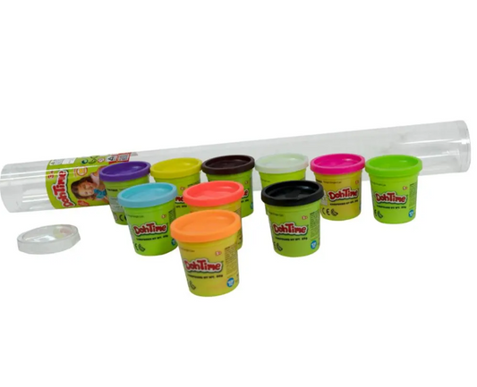 Dohtime Dough Pvc Tube 60Cm 10Pcs 3Oz