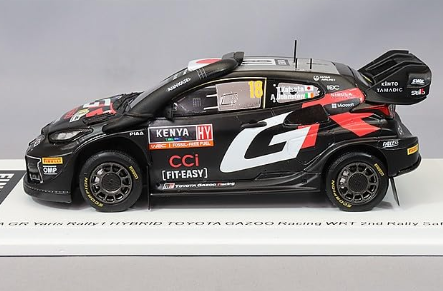 Bburago 1:43 RACE (Coll. A) - 2024 Toyota GR Yaris Rally 1 Hybrid WRC- Rovanpera #69
