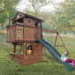 Mountpeak - Elbrus Swing Set & Playhouse with wooden roof
