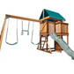 Mount Peak - Logan Swing Set & Playhouse with balcony