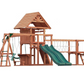 Mount Peak - Double Decker Everest Swing Set  & Playhouse with wooden roof