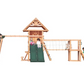 Mount Peak - Double Decker Everest Swing Set  & Playhouse with wooden roof