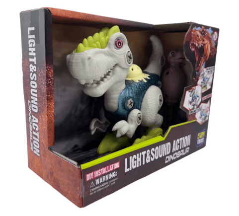 SAM Toys Take - apart Dinosaur Mini T - Rex (white) - Marah Kids