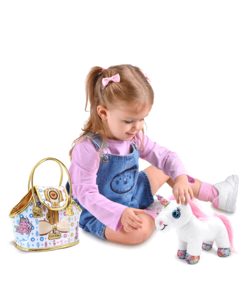 Funville - Lou Lou Unicorn With Carry Case - Marah Kids
