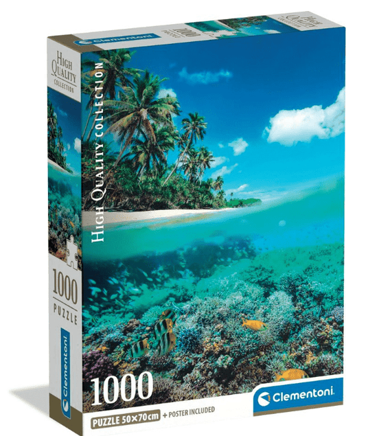 Clementoni Puzzle HQC Summer Paradise+Poster 1000-pieces