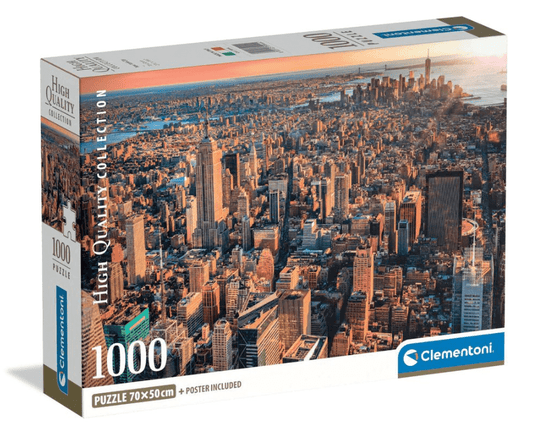 Clementoni Puzzle HQC New York City+Poster 1000-pieces