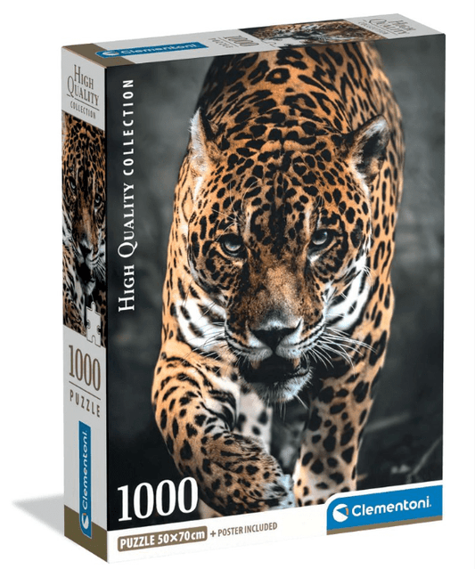 Clementoni Puzzle HQC Walk of the Jaguar+Poster 1000-pieces