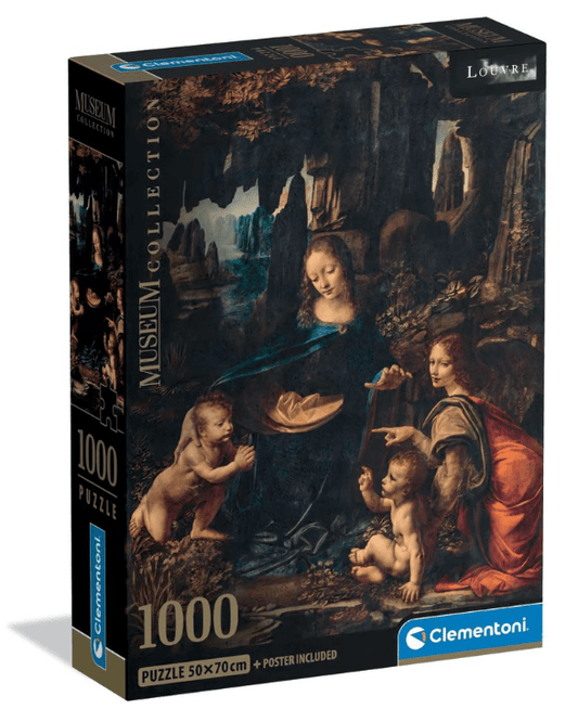 Clementoni Puzzle HQC Museum Virgin Rock+Poster 1000-pieces