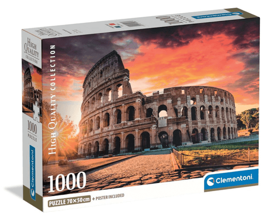 Clementoni Puzzle HQC Roman Sunset+Poster 1000-pieces