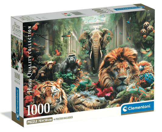Clementoni Puzzle HQC Mystic Jungle+Poster 1000-pieces