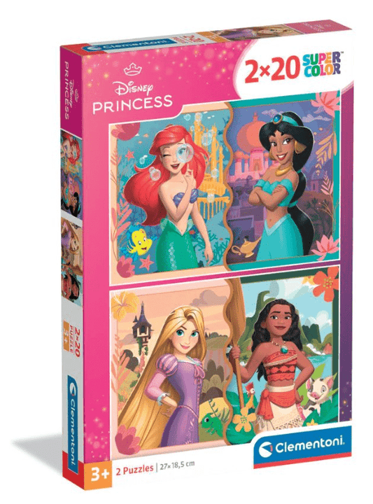 Clementoni Puzzle Disney Princess 2X20-pieces