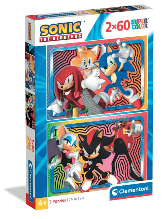 Clementoni Puzzle Sonic Revitalized 2X60-pieces
