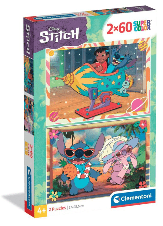 Clementoni Puzzle Stitch Playful 2X60-pieces