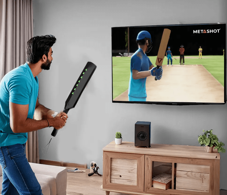 Merlin Metashot Cricket Bat With Game - Marah Kids