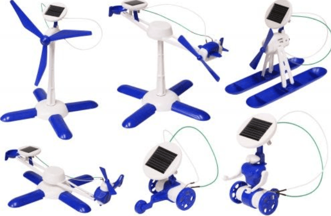 Merlin 6 - In - 1 Diy Educational Solar Robot Kit - Marah Kids