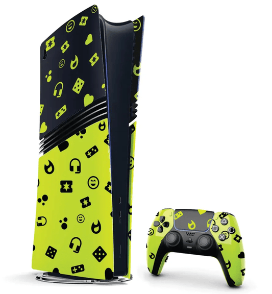 Merlin Craft Customized Painted Playstation 5 Pro Digital Console The Rocker - Marah Kids