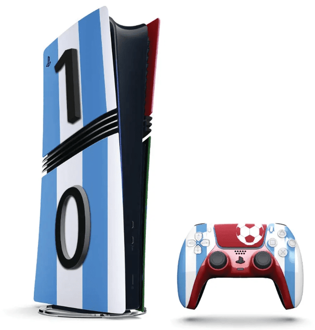 Merlin Craft Customized Painted Playstation 5 Pro Digital Console Goat