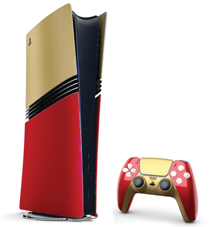 Merlin Craft Customized Painted Playstation 5 Pro Digital Console I Am - Marah Kids