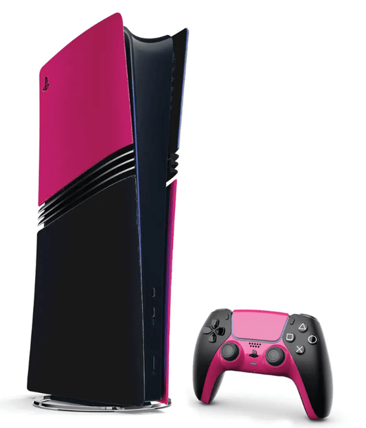 Merlin Craft Customized Painted Playstation 5 Pro Digital Console Pinkop - Marah Kids