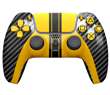 Merlin Craft Customized Sony Dual Sense Gaming Controller For Ps5 & Ps5 Slim - Carbon Fiber - Marah Kids