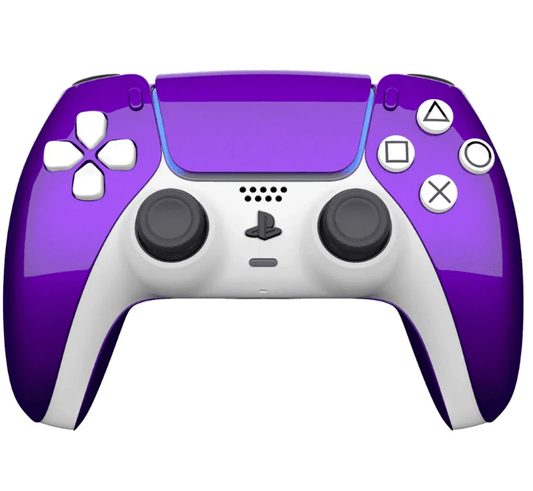 Merlin Craft Customized Sony Dual Sense Gaming Controller For Ps5 & Ps5 Slim - Diamond Purple - Marah Kids