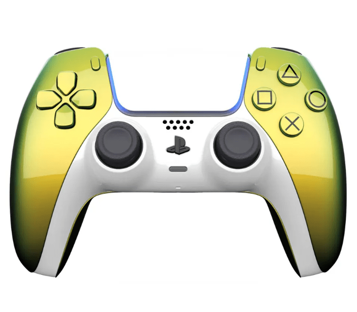 Merlin Craft Customized Sony Dual Sense Gaming Controller For Ps5 & Ps5 Slim - Diamond Northern Lights - Marah Kids