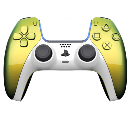 Merlin Craft Customized Sony Dual Sense Gaming Controller For Ps5 & Ps5 Slim - Diamond Northern Lights - Marah Kids