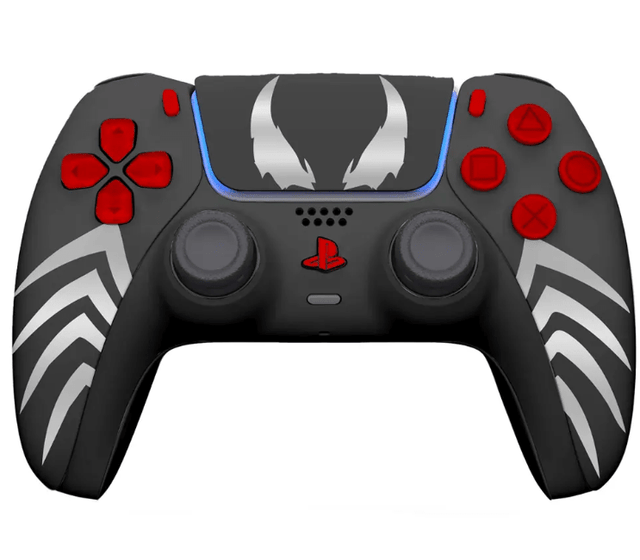 Merlin Craft Customized Sony Dual Sense Controller For Ps5/Slim/Pro - Venom