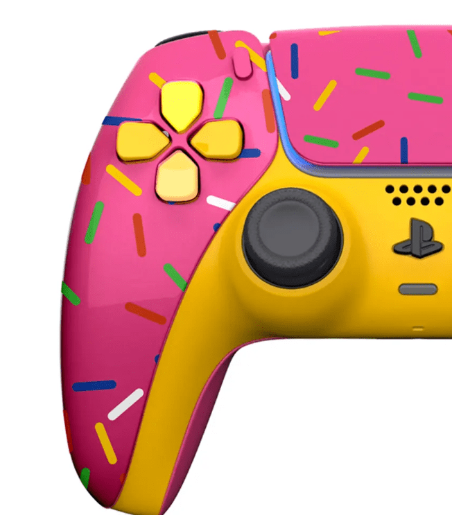 Merlin Craft Customized Sony Dual Sense Controller For Ps5/Slim/Pro - Donut - Marah Kids