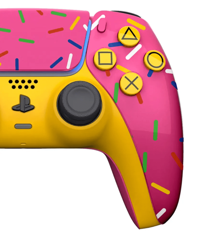 Merlin Craft Customized Sony Dual Sense Controller For Ps5/Slim/Pro - Donut - Marah Kids