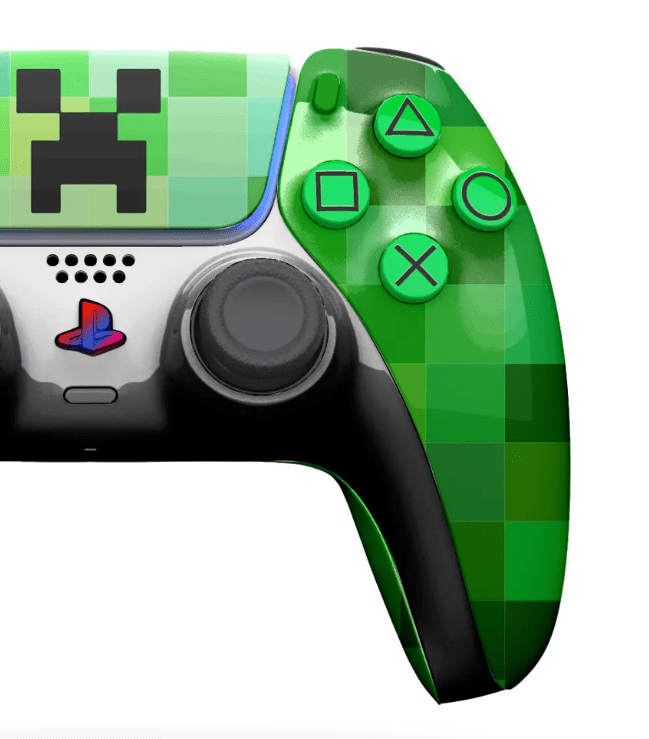 Merlin Craft Customized Sony Dual Sense Gaming Controller For Ps5 & Ps5 Slim - Mine It - Marah Kids