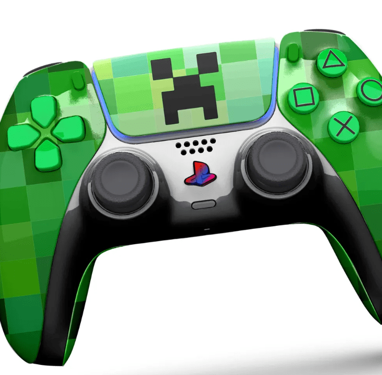Merlin Craft Customized Sony Dual Sense Gaming Controller For Ps5 & Ps5 Slim - Mine It - Marah Kids